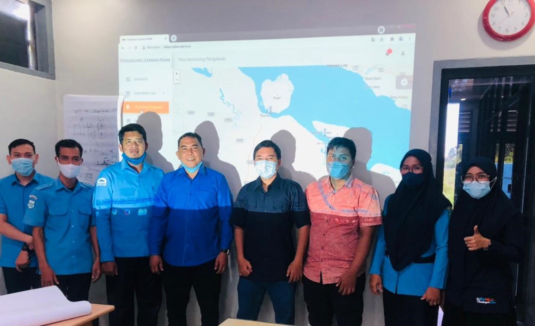 Dosen Jurusan TI Polbeng Terapkan e-lapor Berbasis Android di PDAM Bengkalis